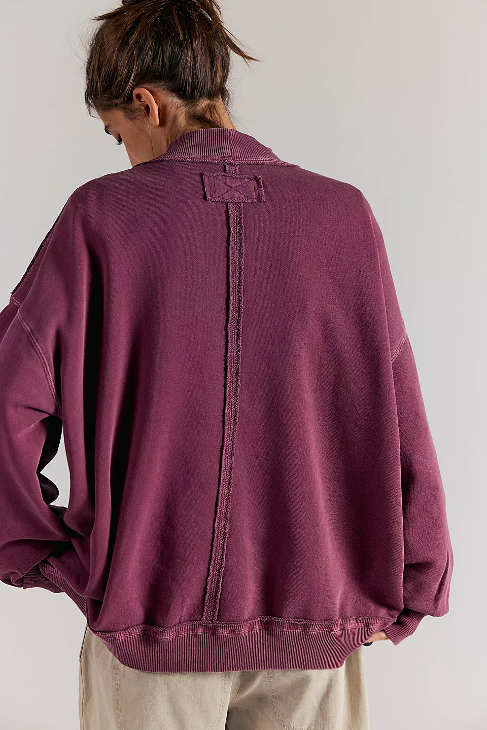 Palm Springs Damson Pullover