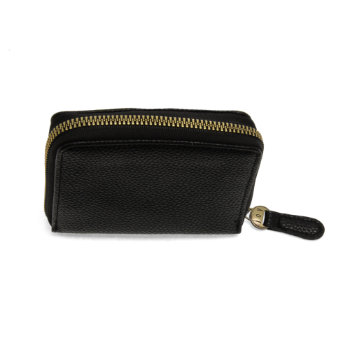 Palmer Square Zip Around Black Wallet