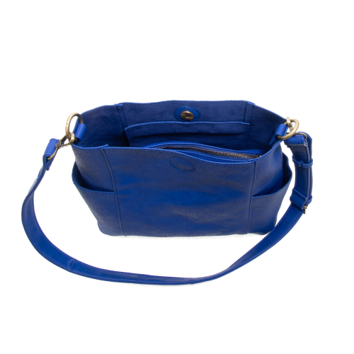 Kayleigh Cobalt Side Pocket Bucket Bag
