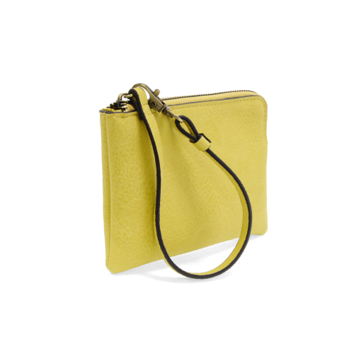 Pippa Yellow Wristlet Pouch