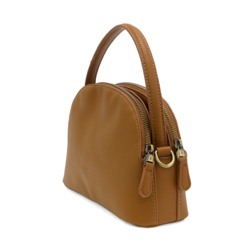 Larissa Double Zip Saddle Crossbody Bag