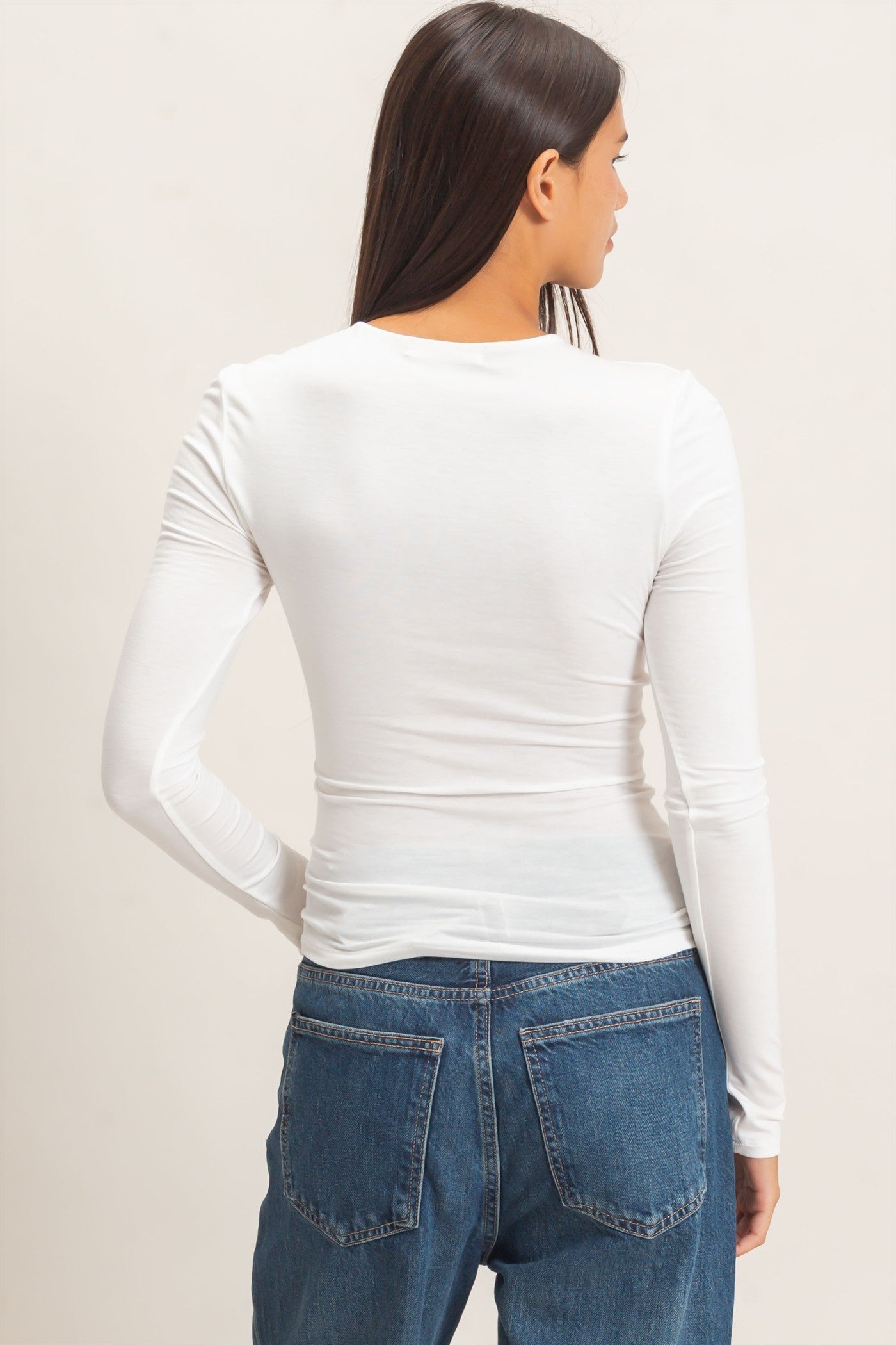Back to Reality Off White Top