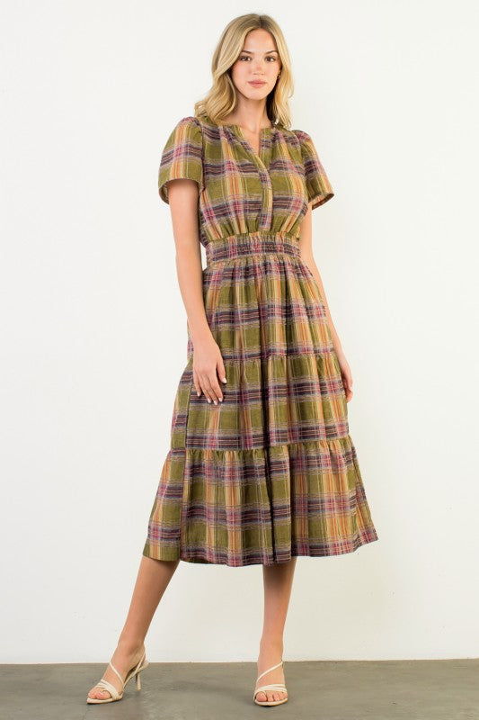 Boho Style Midi Dress