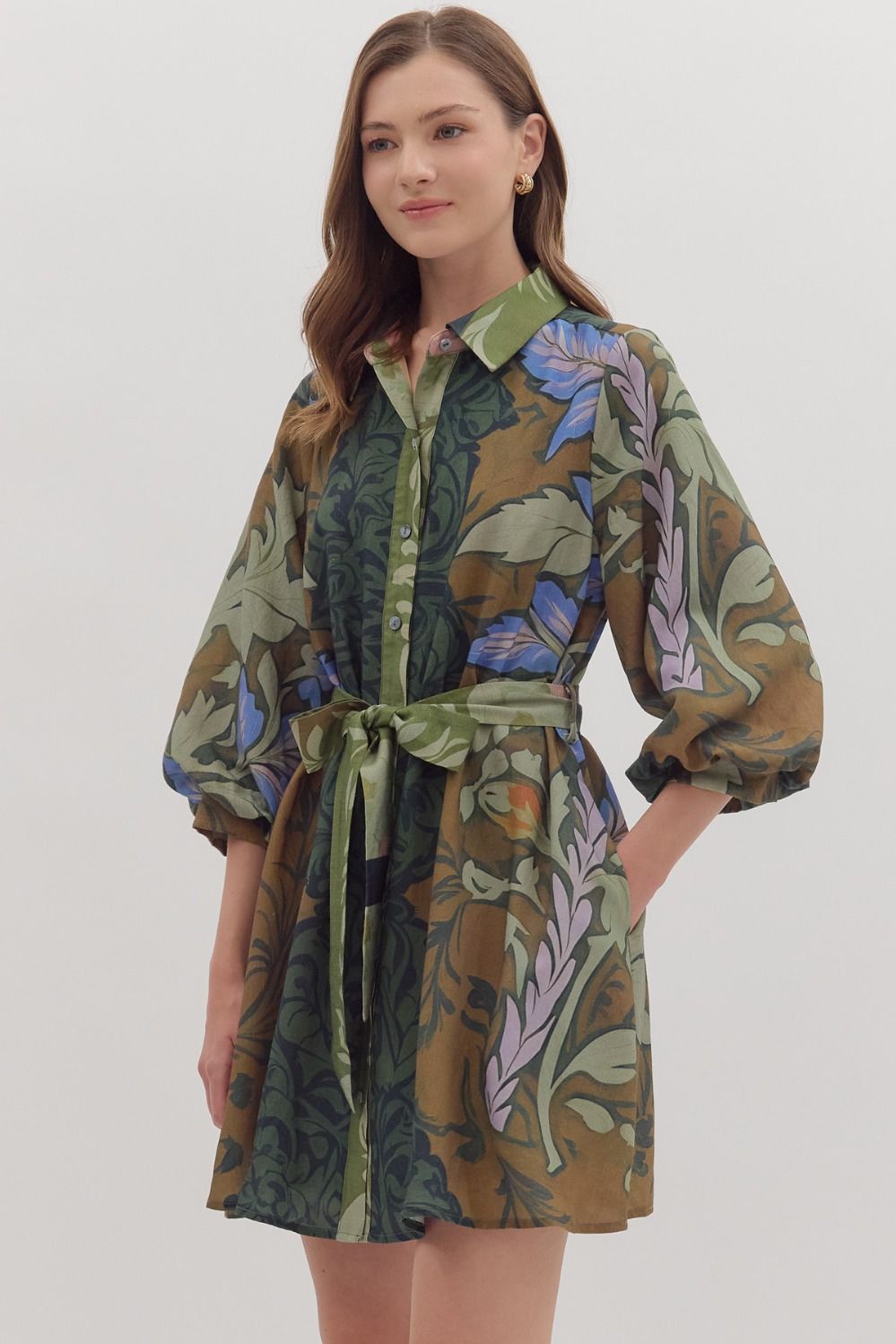 Botanical Whispers Dress