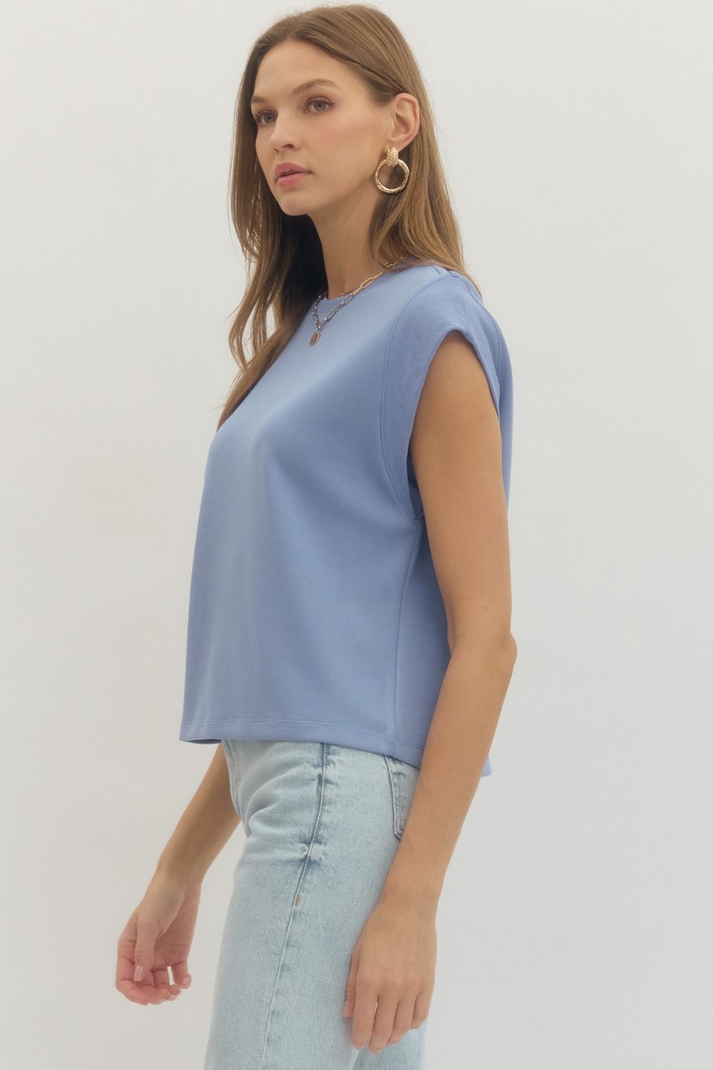 Seasons Change Blue Top