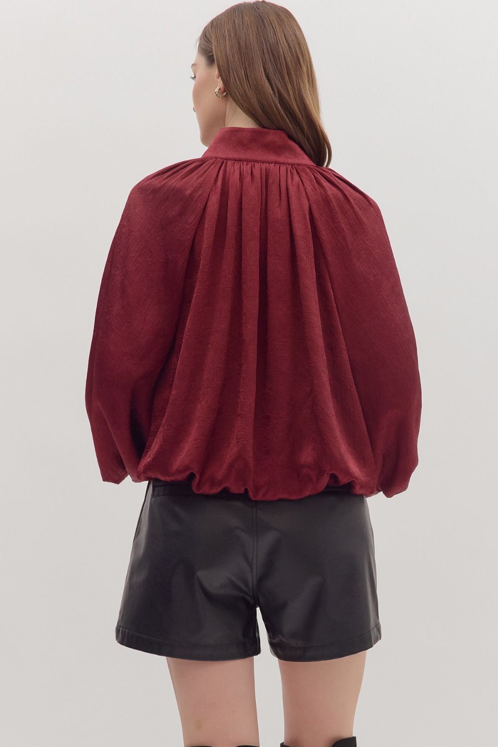 in Case You Forgot Burgundy Top