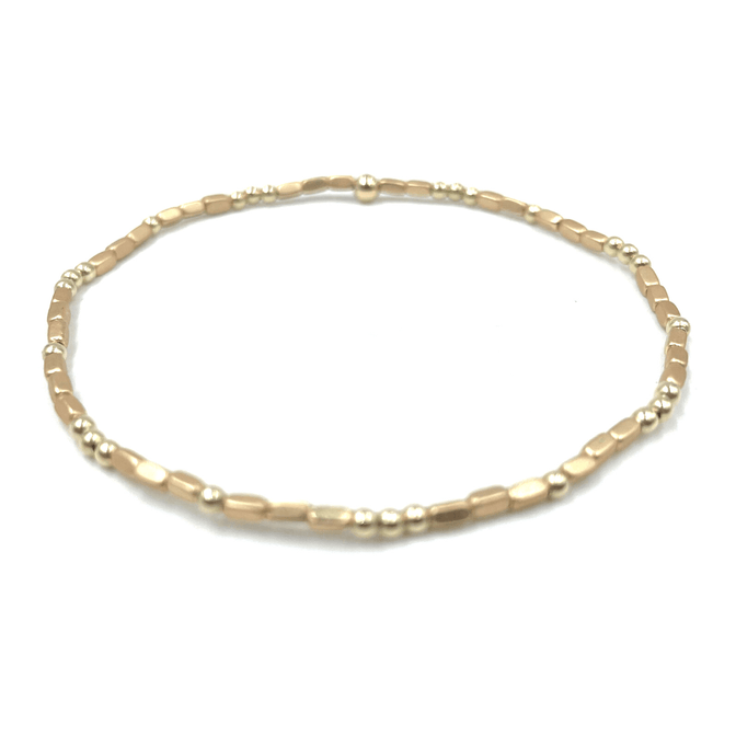 2mm Harbor Gold +Gold Filled Waterproof Bracelet 7"