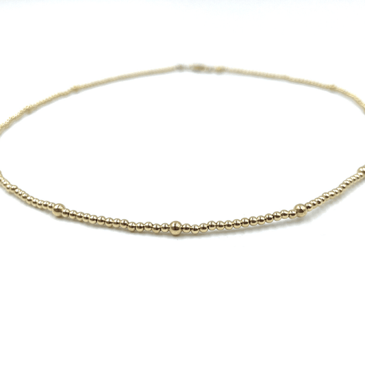 2MM 14K Gold Filled Waterproof Necklace
