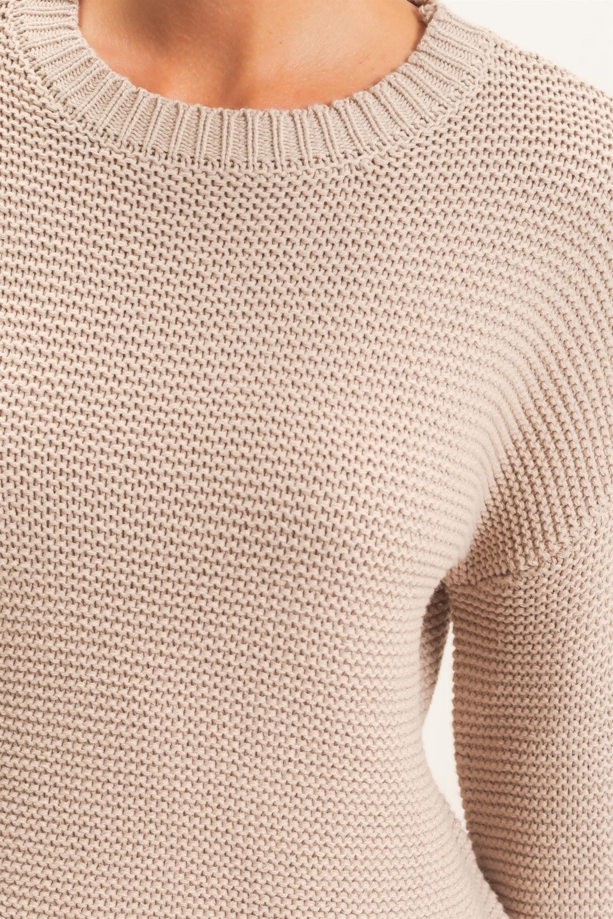 Fall Fate Taupe Sweater