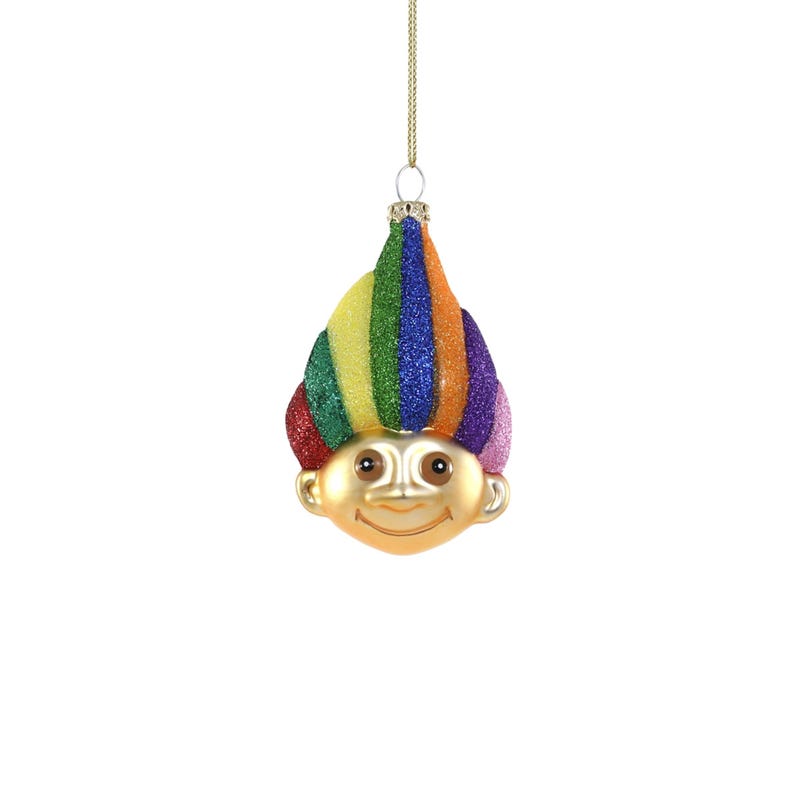 Troll Ornament – Ribbon Chix