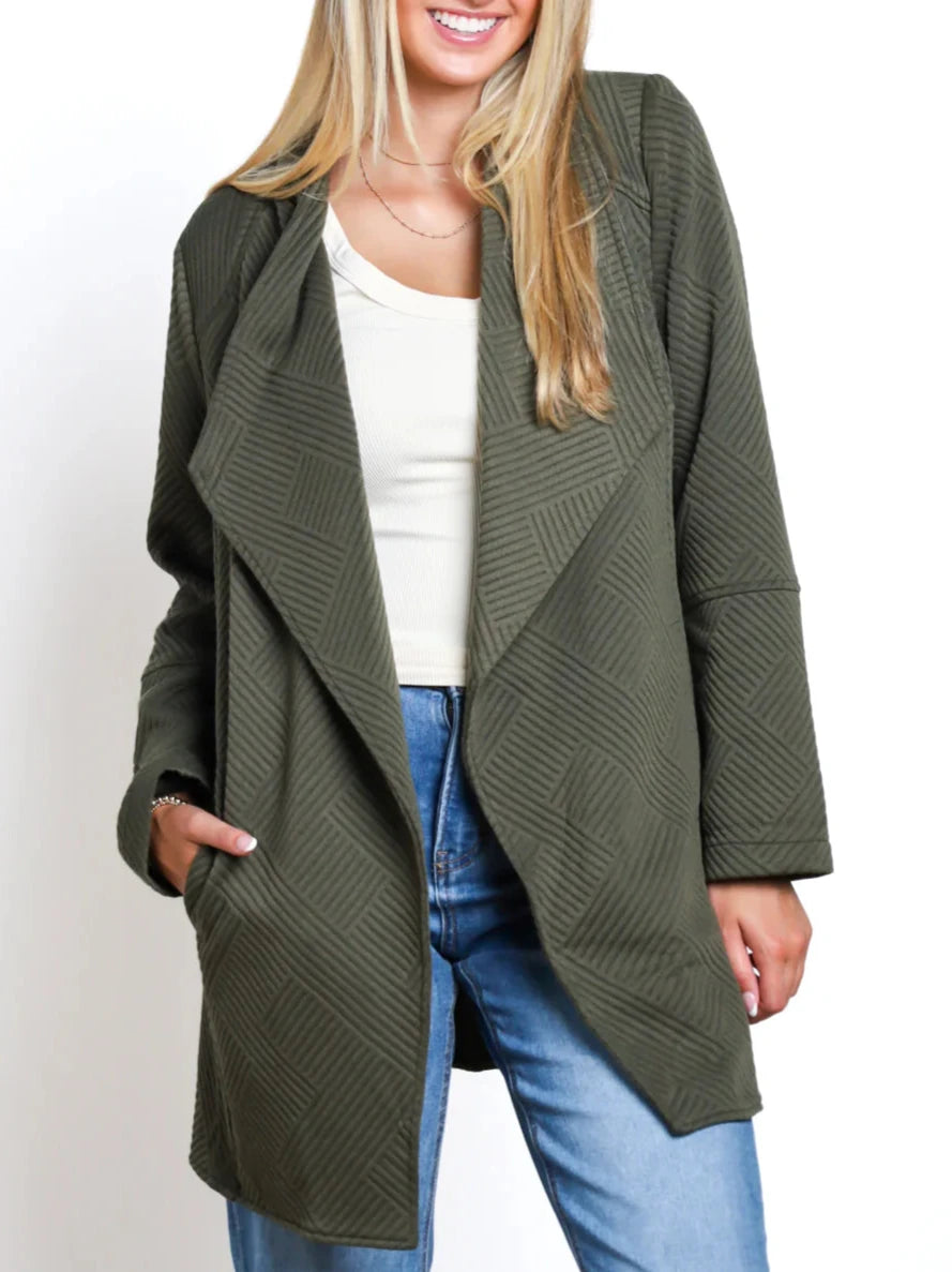 Simple Solutions Olive Cardigan