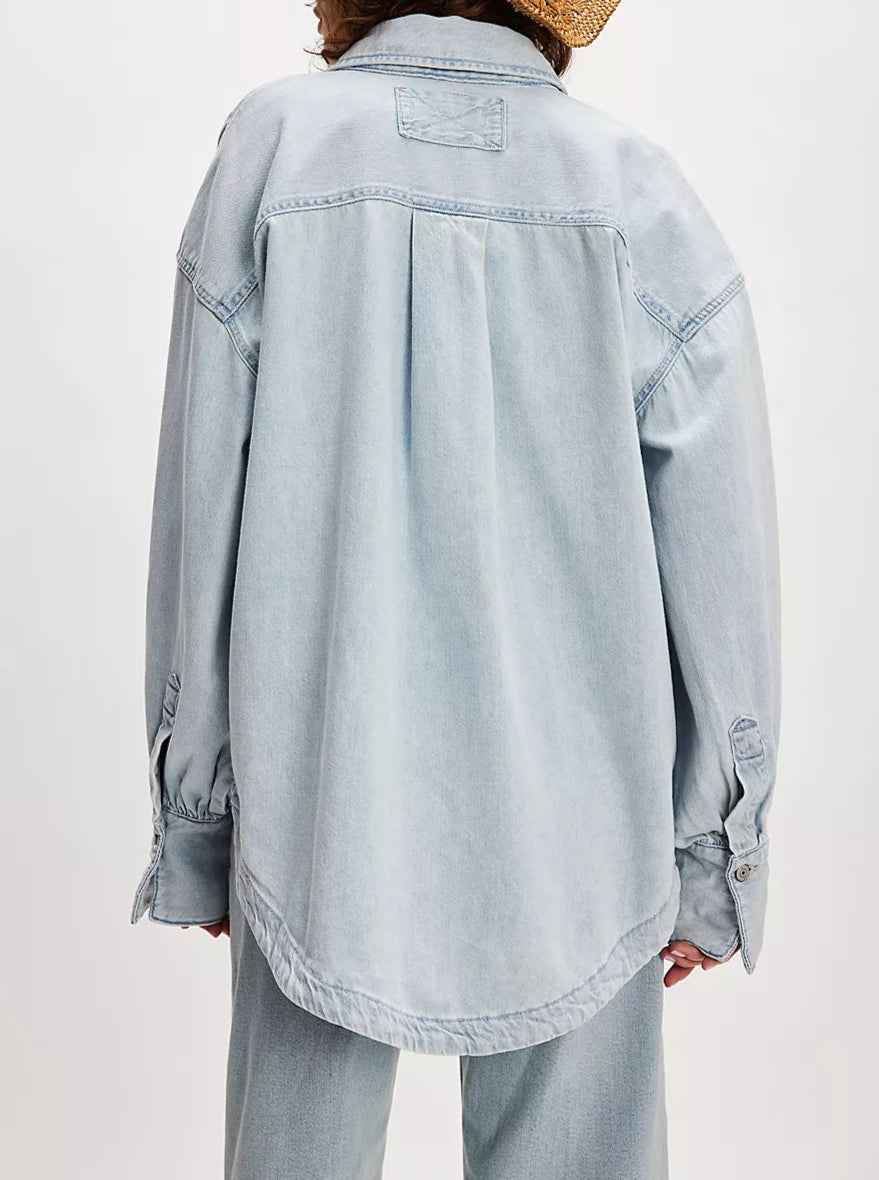Ashley Denim Shirt Top