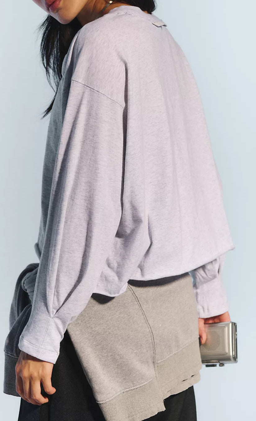 Inspire Layer ISS Heather Grey Top