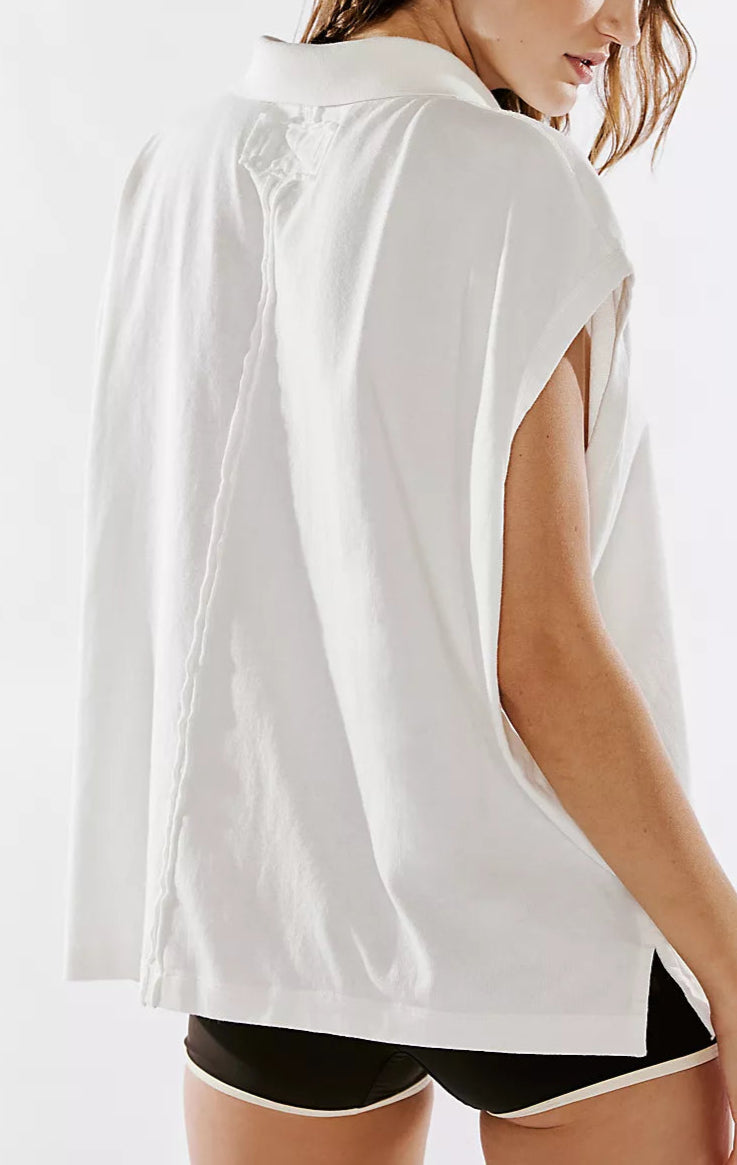 Keep On Polo Clean Ivory Top