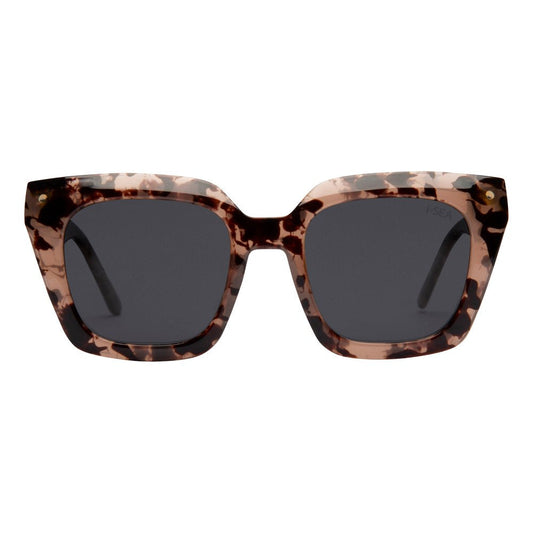 Jemma Blonde Tort Smoke Polarized Sunglasses