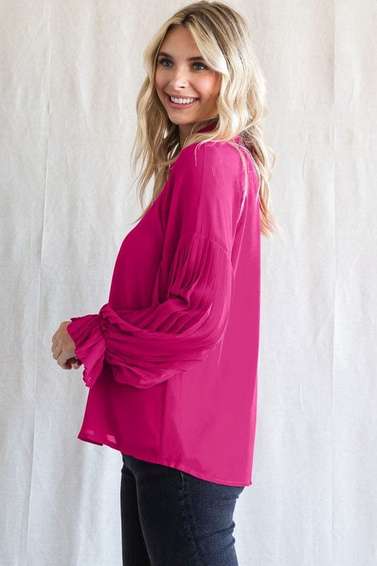 Stretch The Truth Magenta Top