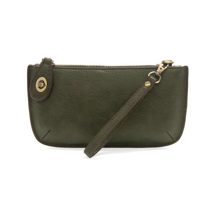 Mini Crossbody Hunter Green Wristlet Clutch