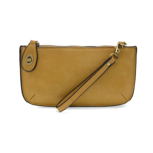 Mini Crossbody Golden Tan Wristlet Clutch