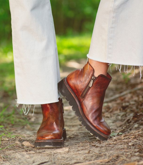 Lydyi Rowan Teak Multi Bootie