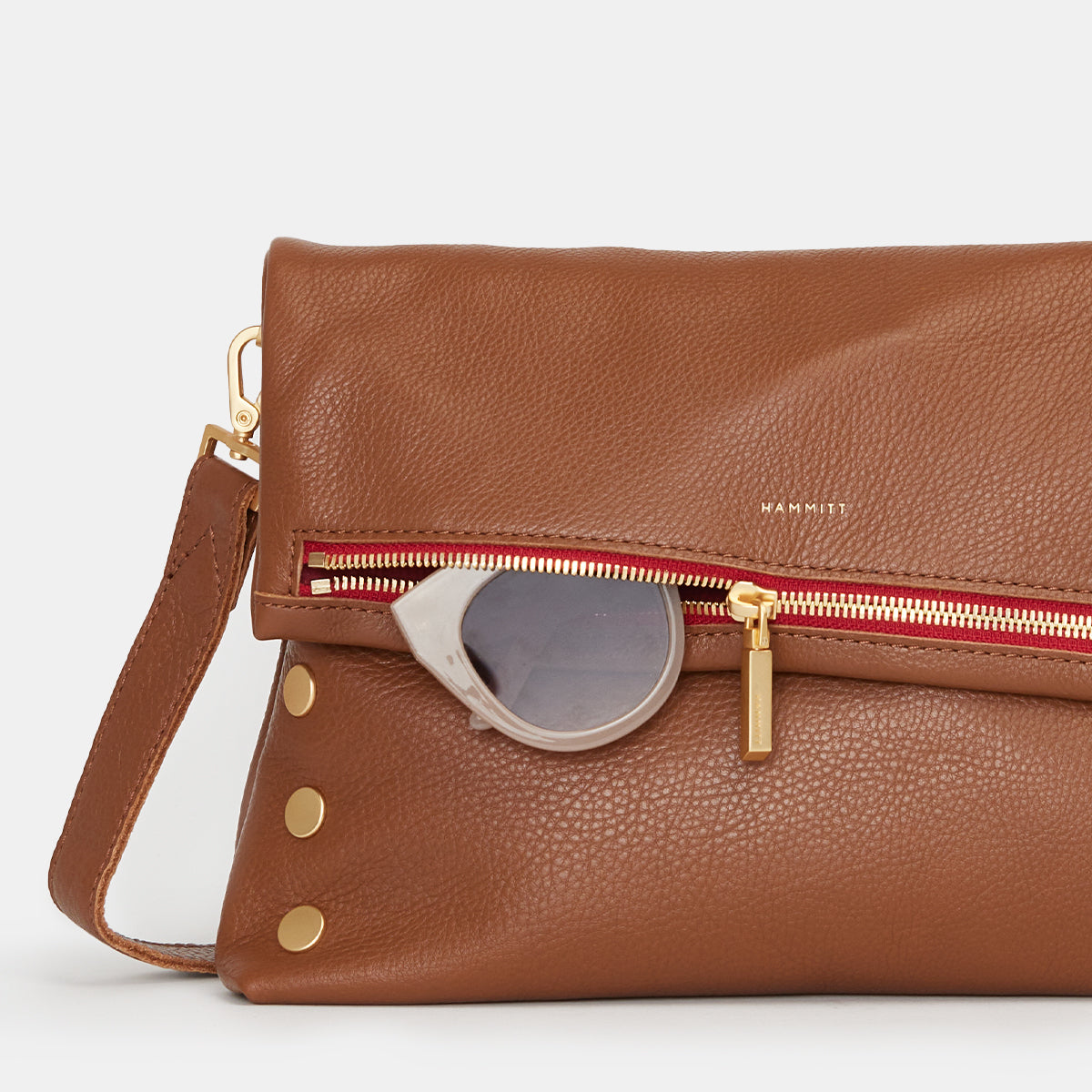 VIP Large Mahogany Pebble Handbag