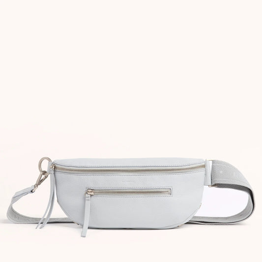 Charles  Bluebird/Brushed Silver Crossbody