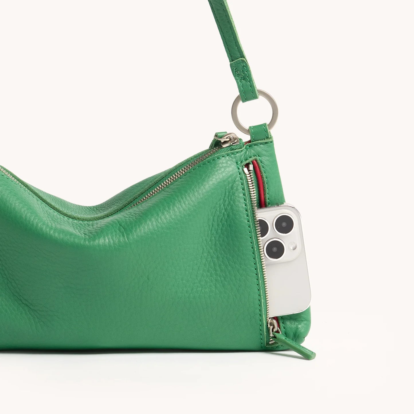 Kyle Lime Zest/Brushed Silver Handbag