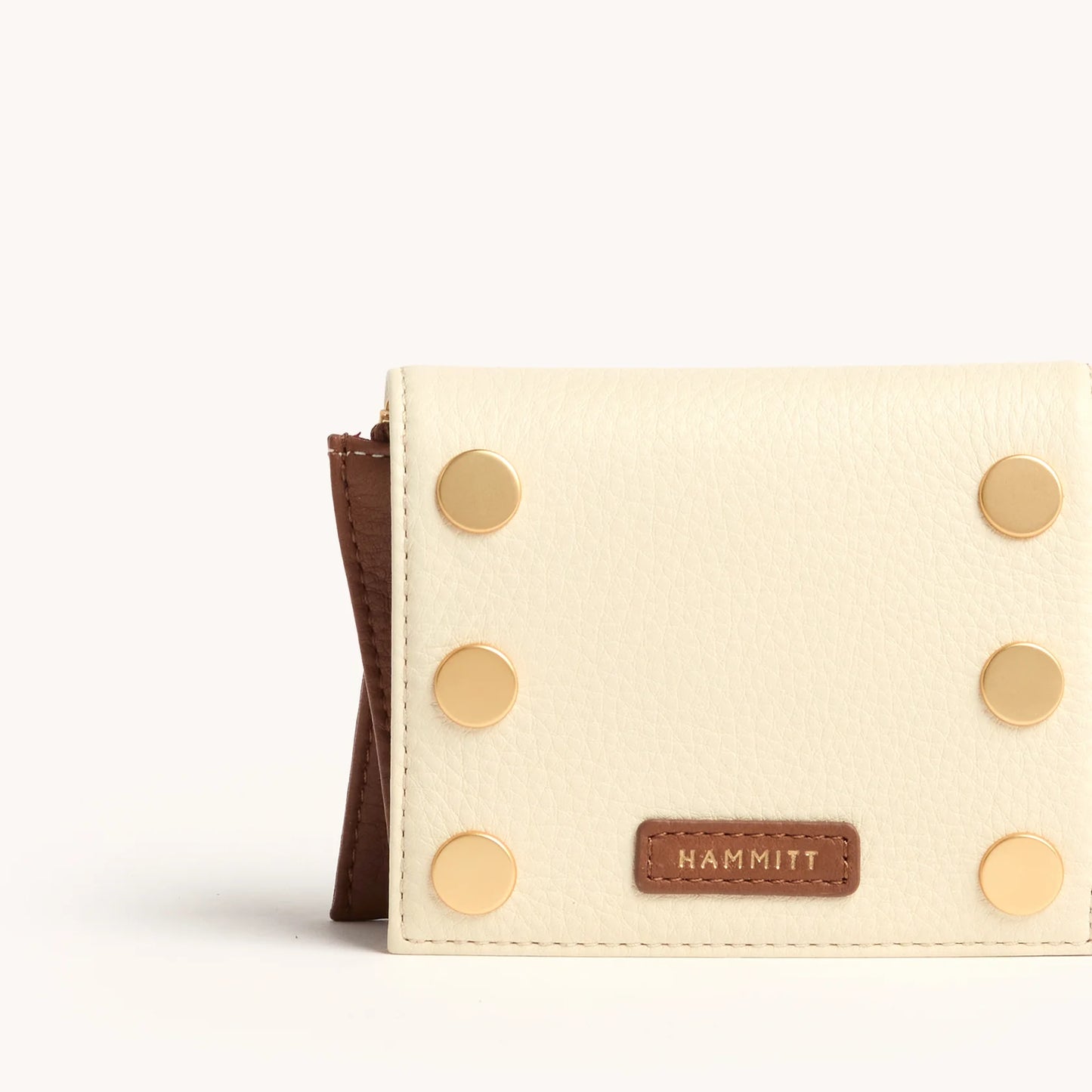 Allen Courtyard Cream/Brushed Gold Wallet