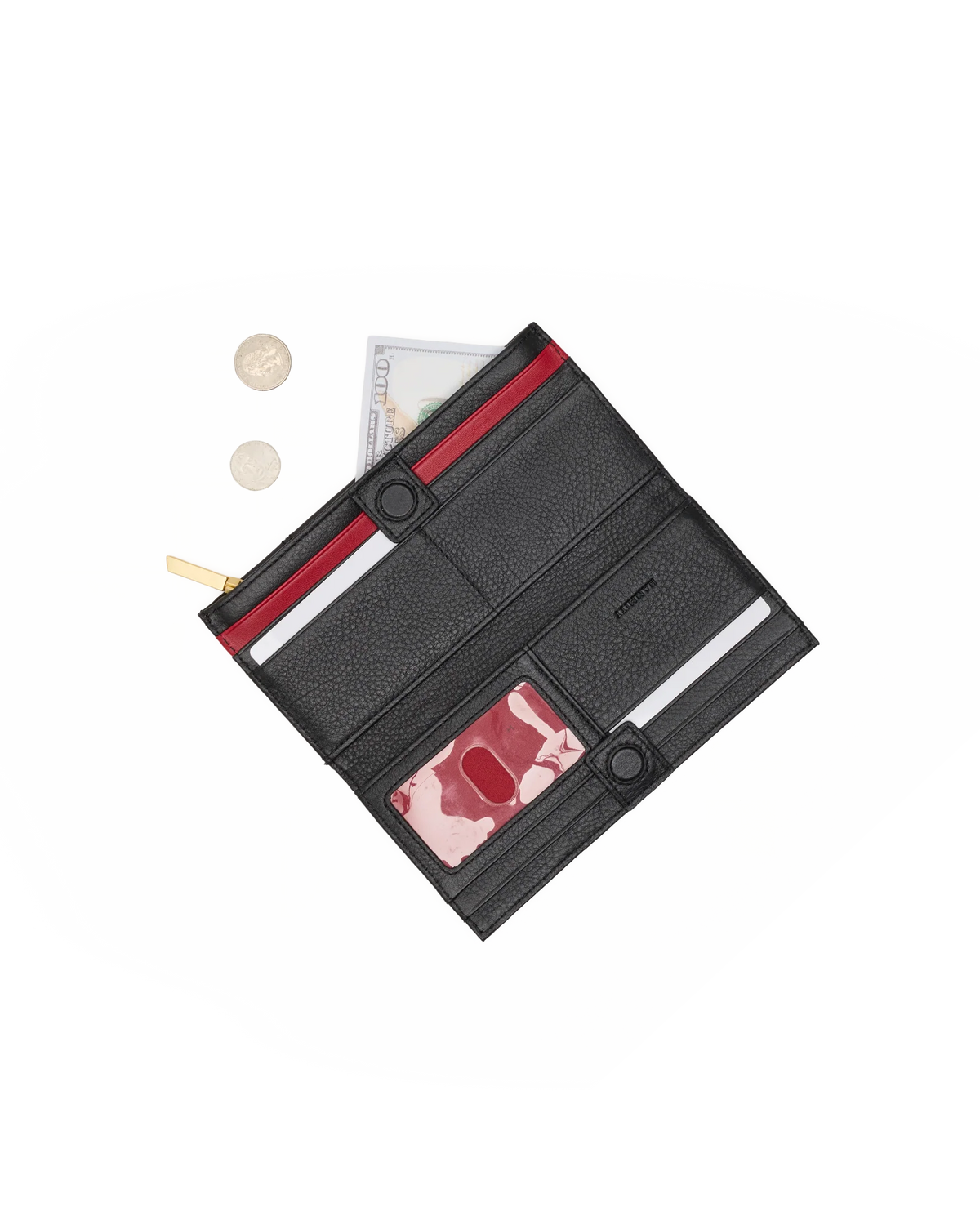 110 North Starlight/Brushed Gold Wallet