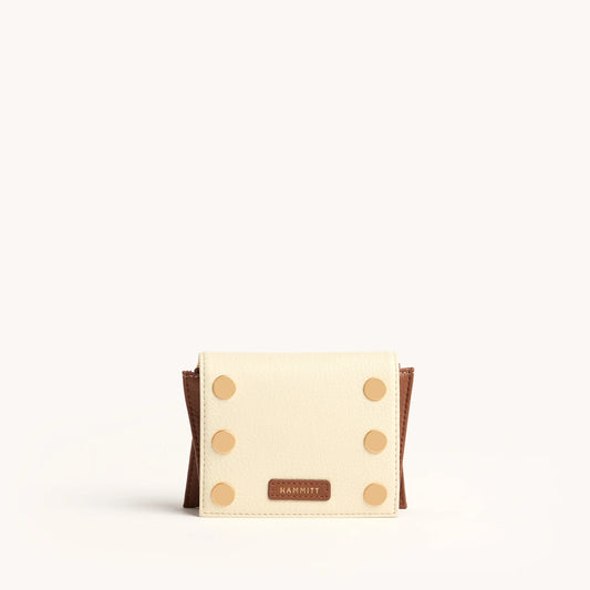 Allen Courtyard Cream/Brushed Gold Wallet