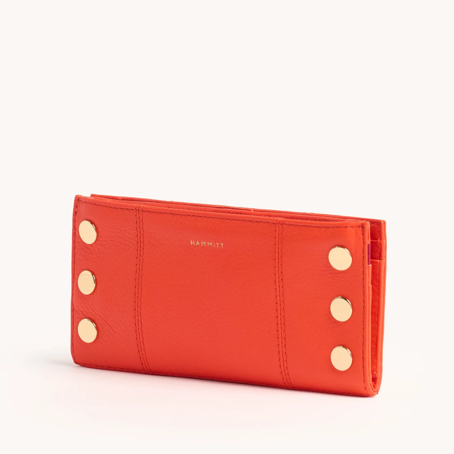110 North Habanero/Gold Zip Wallet