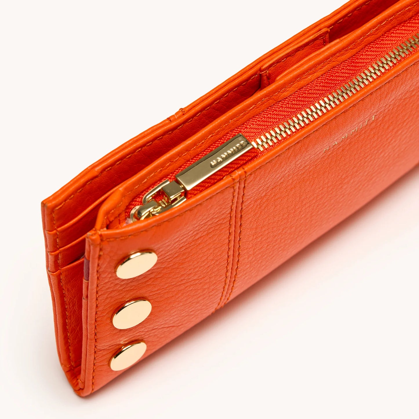 110 North Habanero/Gold Zip Wallet