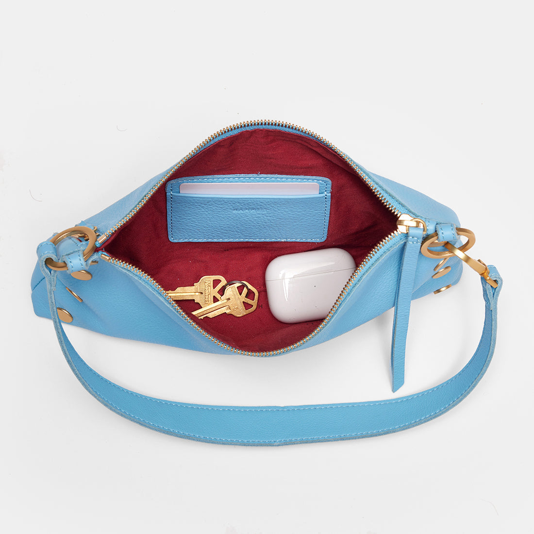 Kyle Sea Sprite Blue/Brushed Gold Handbag