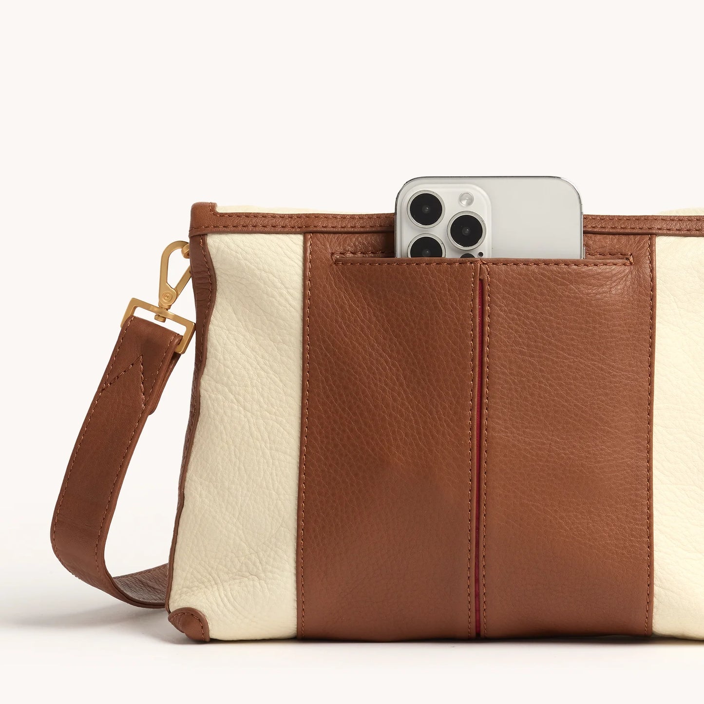 VIP Medium Courtyard Cream/Brushed Gold Handbag