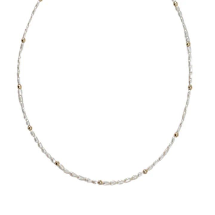 Sara Choker 14K Gold Filled Beaded Necklace