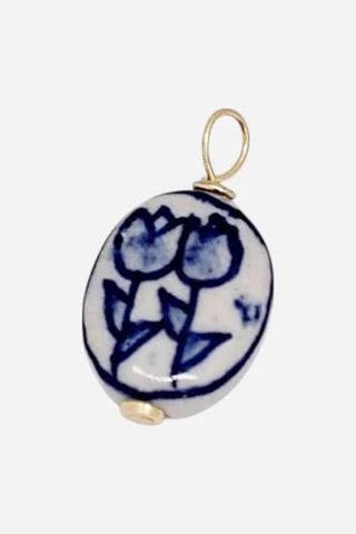 Porcelain Tulip Charm