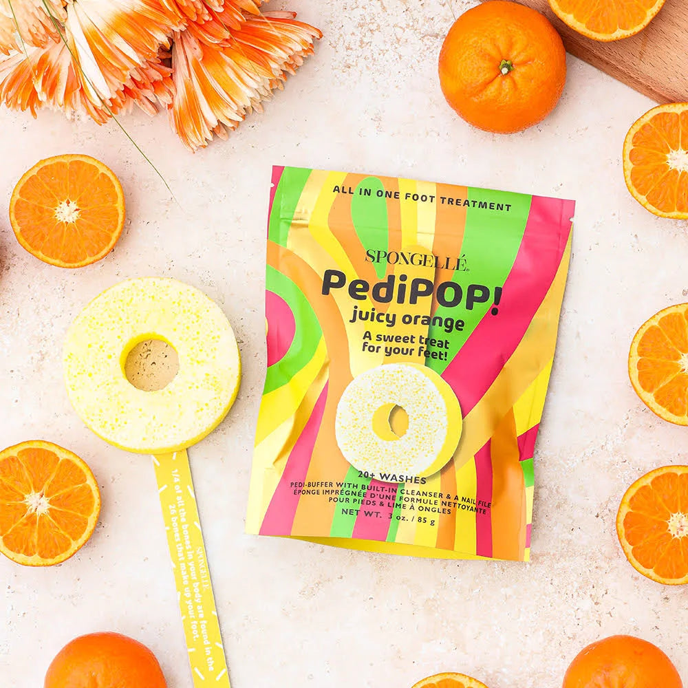PediPOP! Juicy Orange Pedi Buffer & Nail File