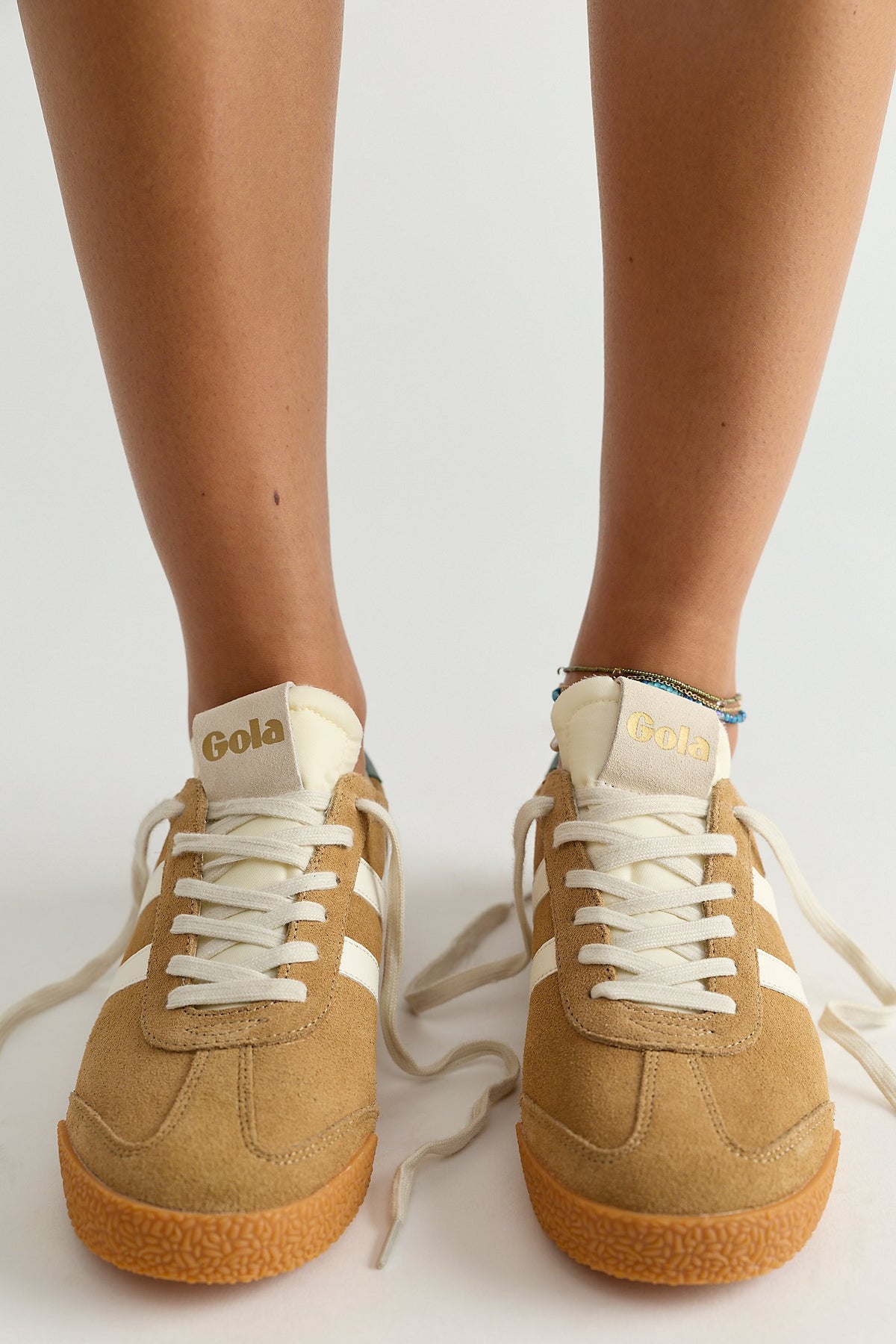 Elan Trainer Brown Sugar/Off White/Evergreen Sneakers