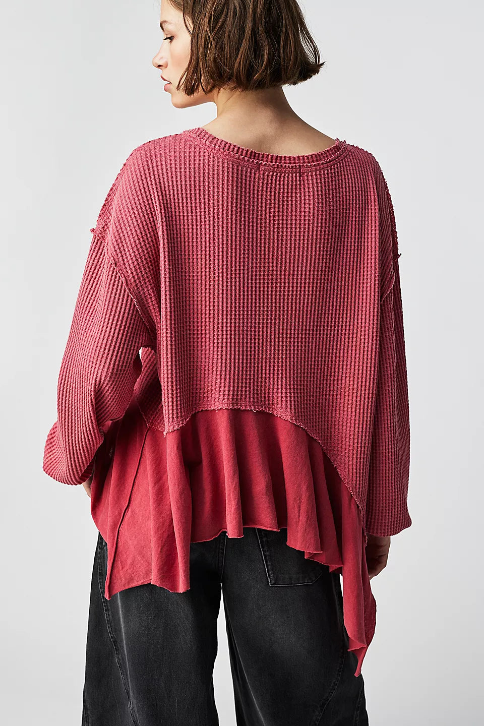 We The Free Vada Cherry Thermal Top