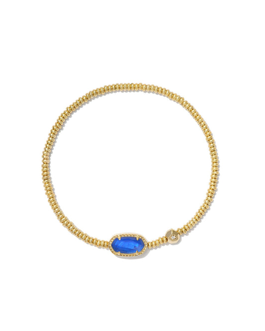 Grayson Gold Stretch Bracelet in Cobalt Illusion