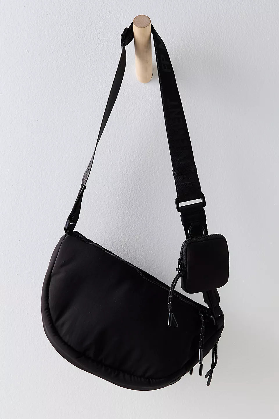 Hit The Trails Black Sling Bag