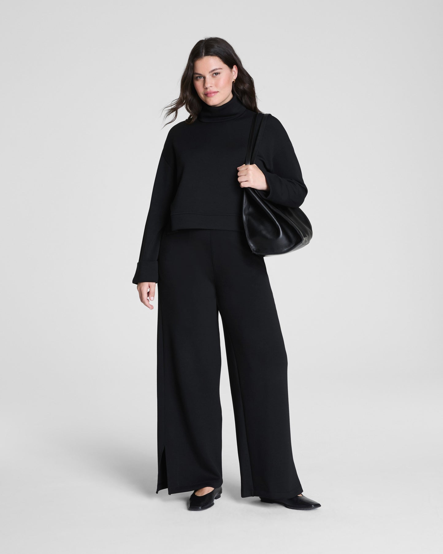 Airessentials® Turtleneck Very Black Top