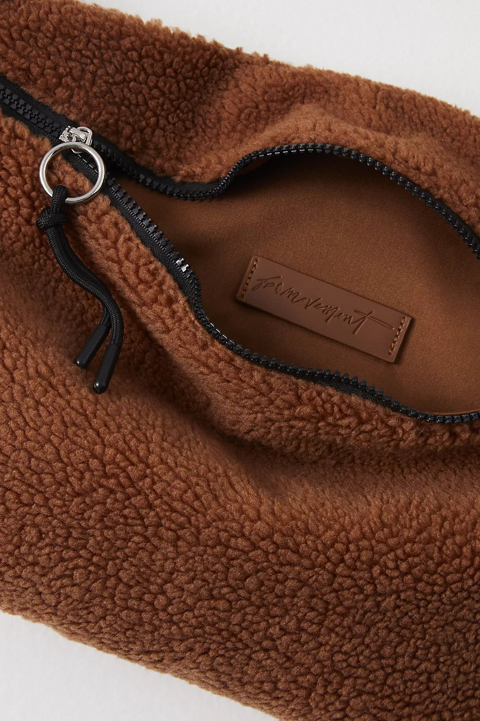 Overachiever Sherpa Coco Teddy Sling Bag