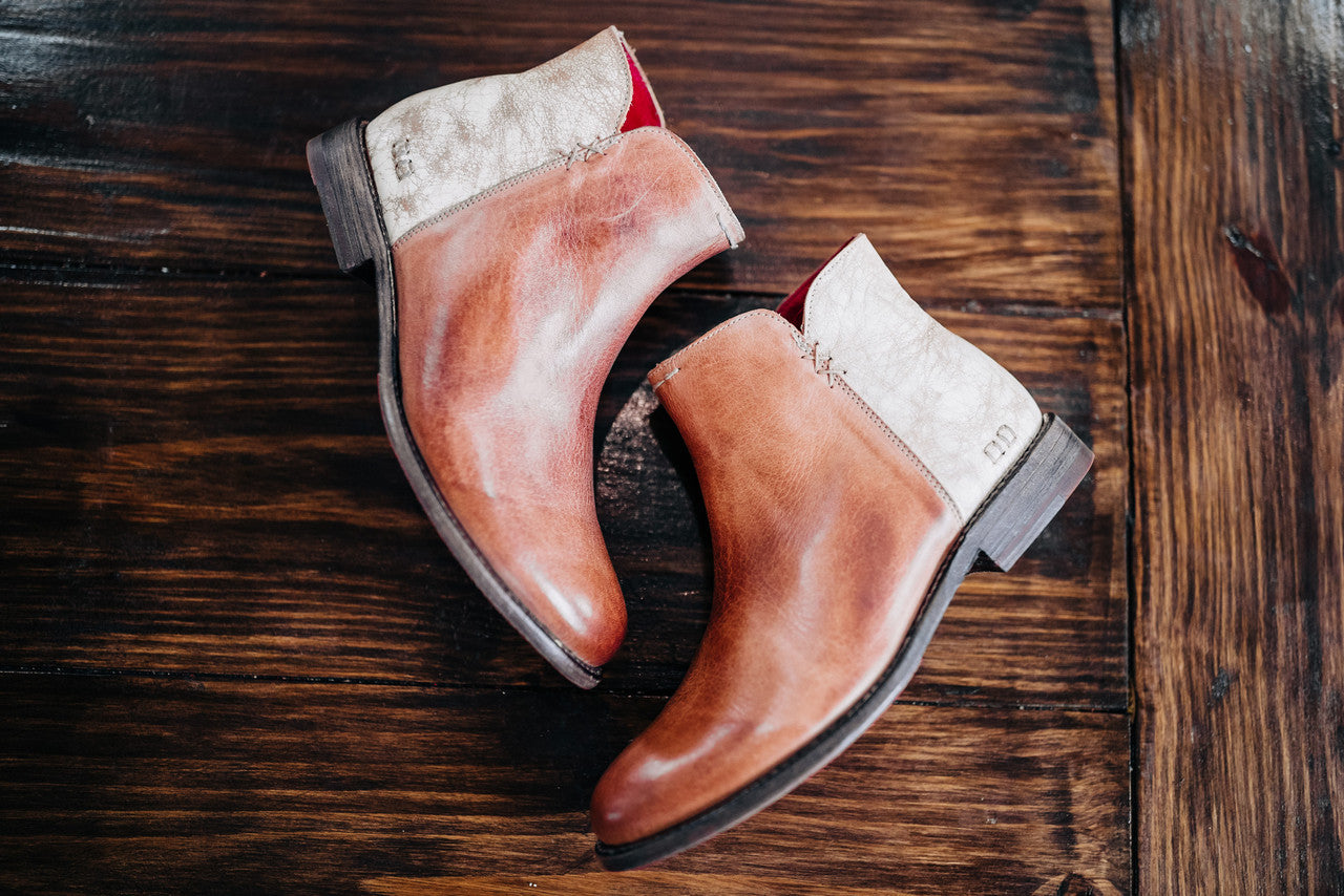 Yurisa Nectar Lux Tan Rustic Bootie
