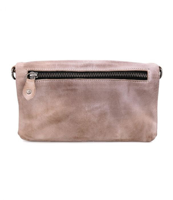 Cadence Light Grey Rustic Convertible Clutch
