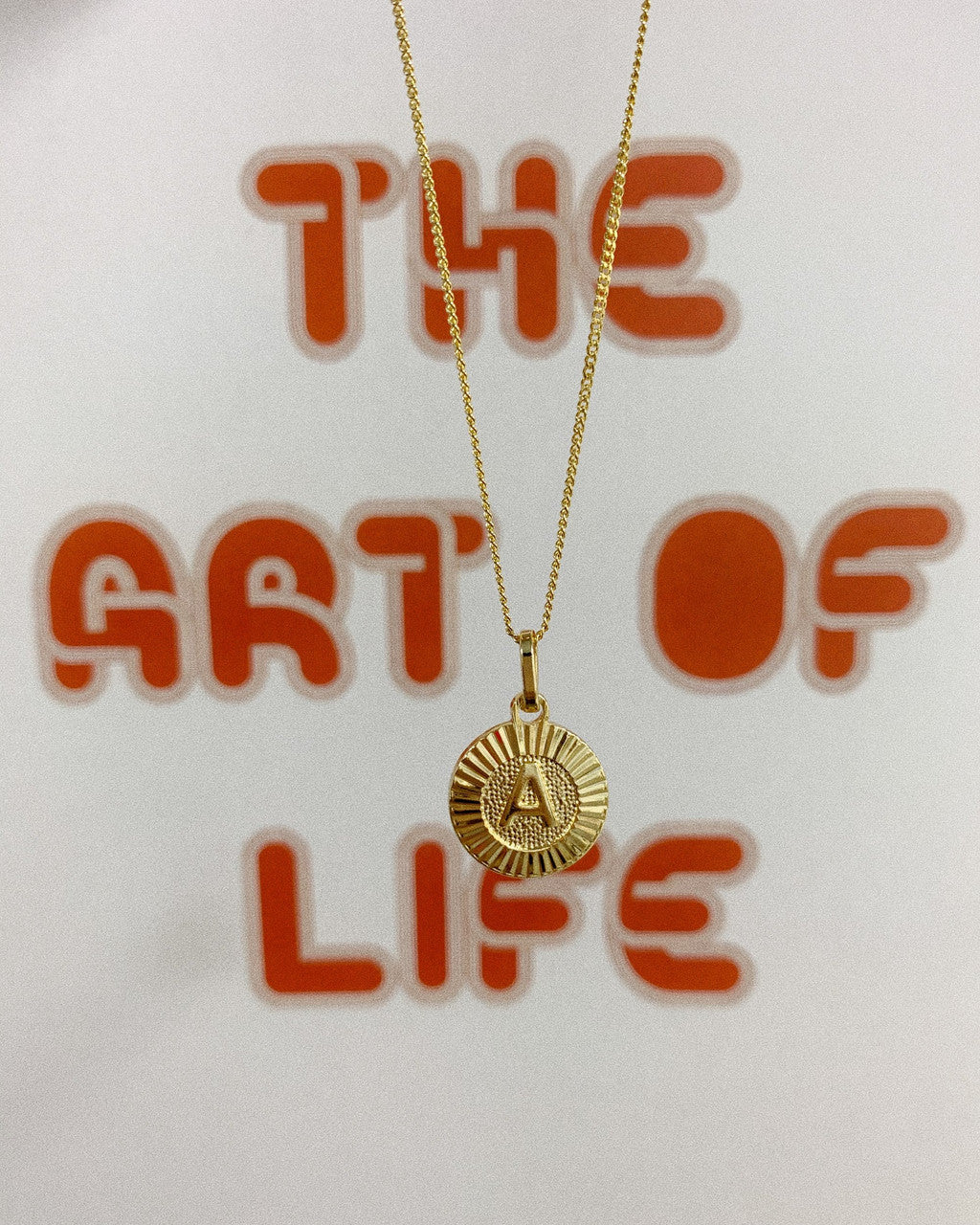 Initial Medallion Necklace