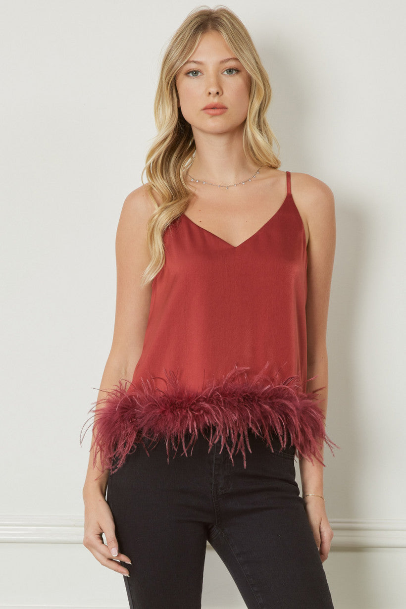 Such A Delight Auburn Top