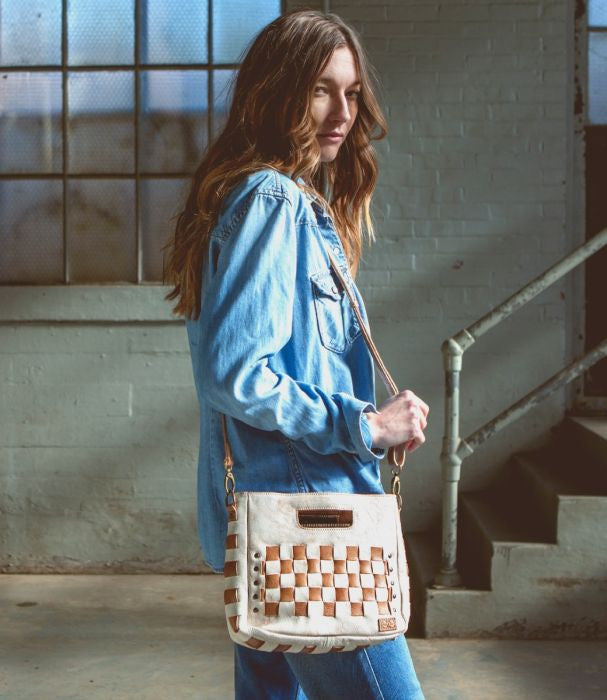 Keiki Nectar Lux Tan Rustic Handbag