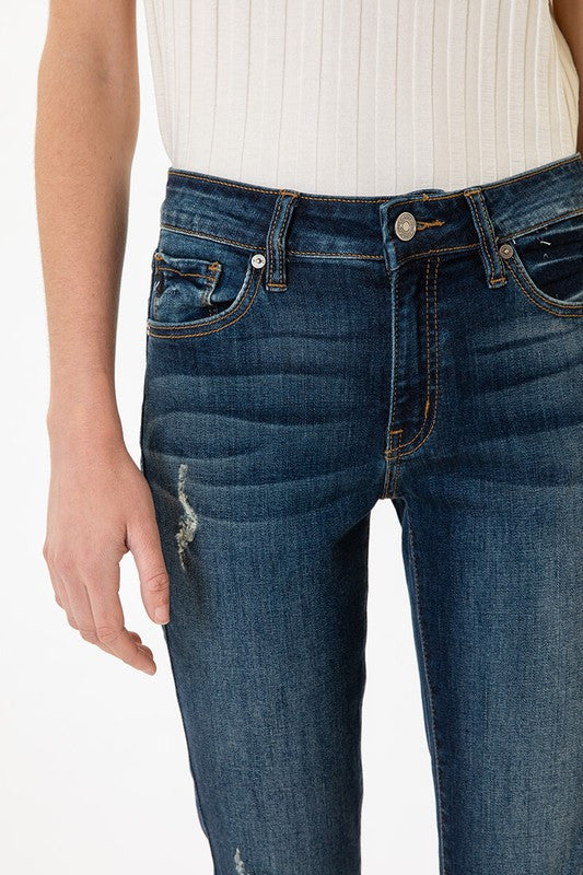 Sariah Mid Rise Super Skinny Jeans