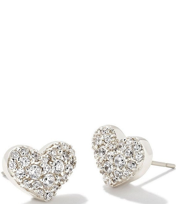 Swarovski Crystal deals Pave Heart Earrings