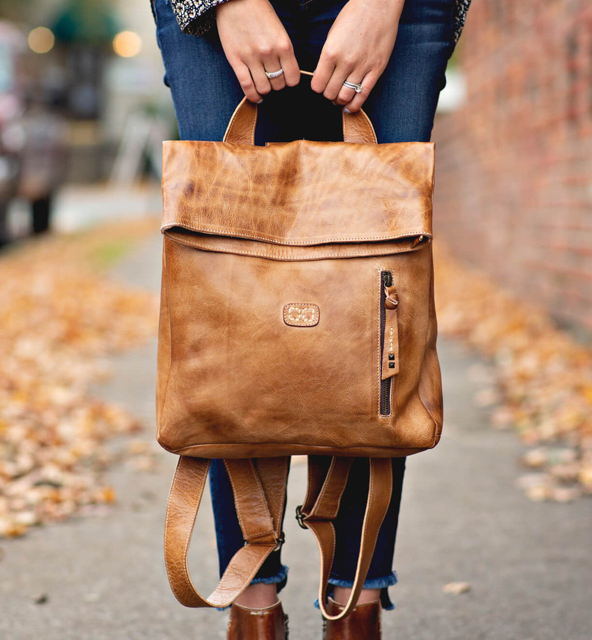 Howie Tan Rustic Backpack